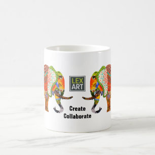 Caneca De Café LexArt Colabora Mug - Branco