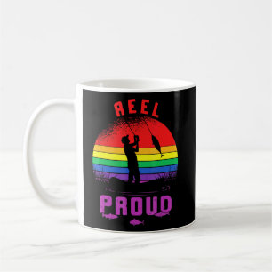 Caneca De Café Lgbt Gay de pesca da roleta de pesca contra esguic