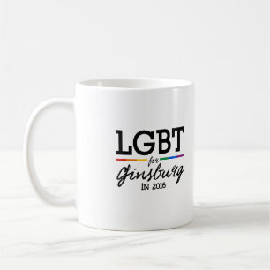 Caneca De Café LGBT para Ginsburg 2016