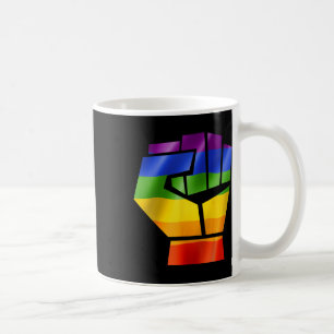 Caneca De Café Lgbt resiste ao orgulho lésbica Gay biual transgên