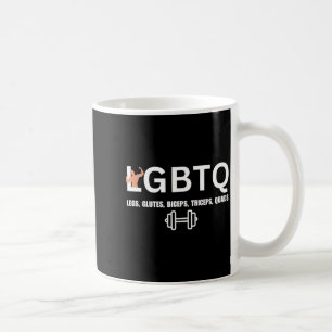 Caneca De Café LGBTQ Pernas Glúteos Bíceps Tríceps Quádriceps Div