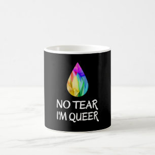 Caneca De Café LGBTQ - Sem lágrimas Sou Queer - Orgulho MSC
