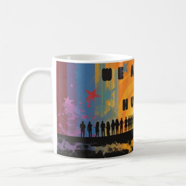Caneca De Café LGBTQ somos todos humanos (Esquerda)