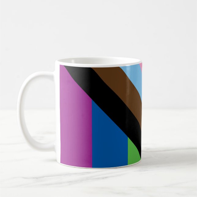Caneca De Café LGBTQIA+ Sinalizador (Esquerda)