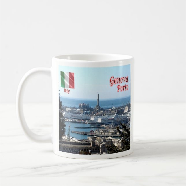Caneca De Café LGR150 GENOA PORT, Liguria, Itália (Esquerda)