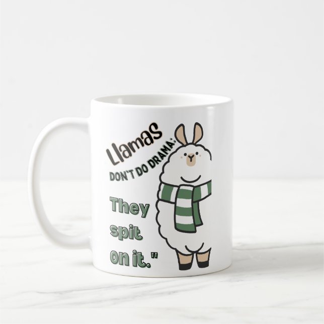 Caneca De Café lhama (Esquerda)