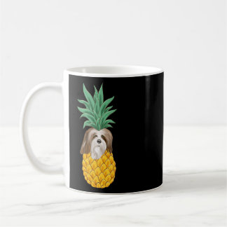 Caneca De Café Lhasa Apsos - Cão de Abacaxi