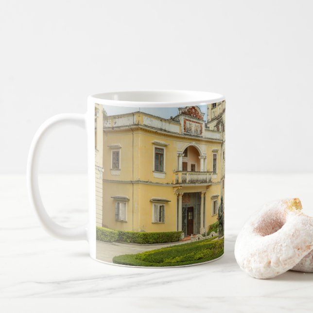 Caneca De Café Li Garden Series: Where Stories Reside  (Com Donut)