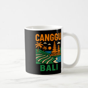 Caneca De Café Li Surf Canggu Li Vintage Homens Vida Praia