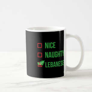 Caneca De Café Libanês Engraçado Líbano Pajama Natal Presente 1