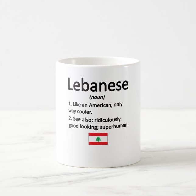 Caneca De Café Libanês Raízes Líbano Bandeira Patrimônio Libanês (Centro)