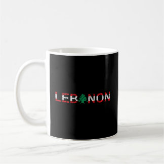 Caneca De Café Líbano Libanês Bandeira Ásia Levante Viagem Cedar