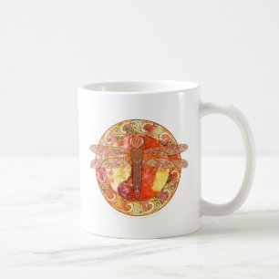 Caneca De Café Libélula celta quente