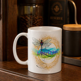 Caneca De Café Libélula Personalizada 