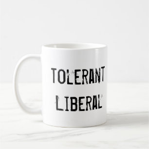 Caneca De Café Liberal tolerante