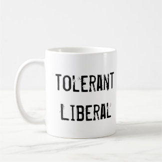 Caneca De Café Liberal tolerante
