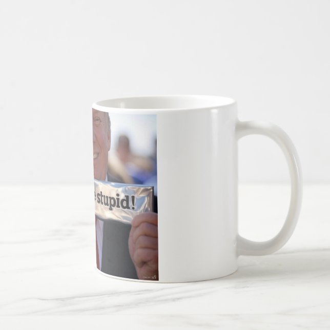 Caneca De Café Liberalismo é estúpido (Direita)