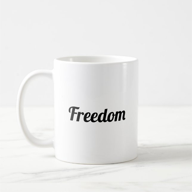 Caneca De Café Liberdade (Esquerda)