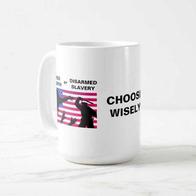 Caneca De Café Liberdade armada (Frente Esquerda)