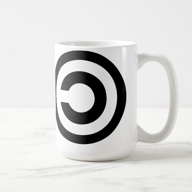 Caneca De Café Liberdade de Copyleft (Direita)