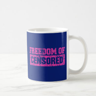 Caneca De Café Liberdade de expressão talvez não