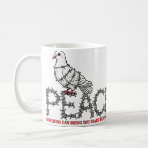 Caneca De Café Liberdade e paz