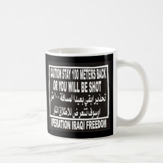 Caneca De Café Liberdade iraquiana da operação - a estada para
