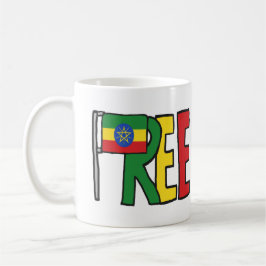 Caneca De Café Liberdade na Etiópia