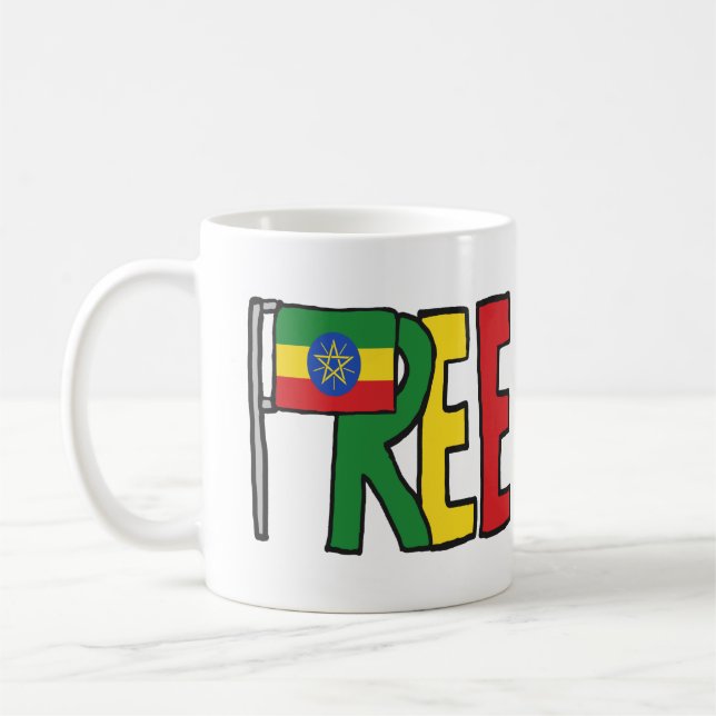 Caneca De Café Liberdade na Etiópia (Esquerda)