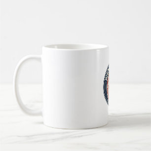 Caneca De Café Liberdade Oculta Patriótico Ilusão Óptica Patrióti