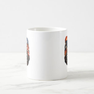 Caneca De Café Liberdade para Sempre – Águia Careca Realista 4 de
