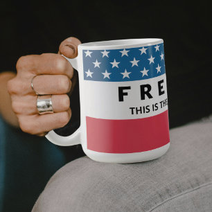 Caneca De Café Liberdade Um Patriota Verdadeiro