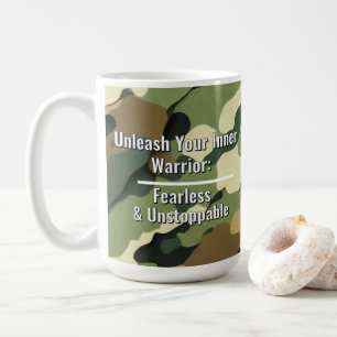 Caneca De Café "Libere Seu Guerreiro Interior"