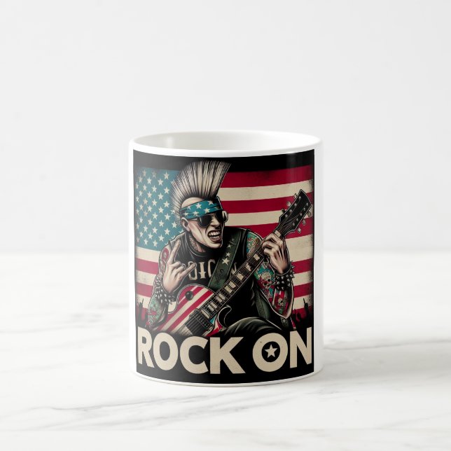 Caneca De Café Libere sua estrela do rock interno com este MUG (Centro)