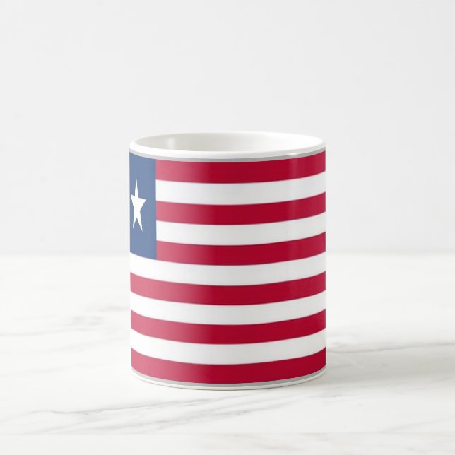 Caneca De Café Libéria - Bandeira - (Centro)