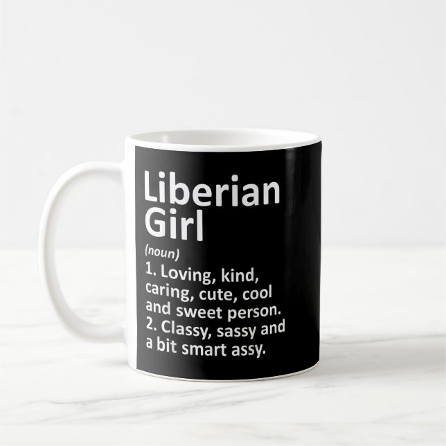 Caneca De Café LIBERIANA LIBÉRIA Dotada Funny Country Home Root (Esquerda)