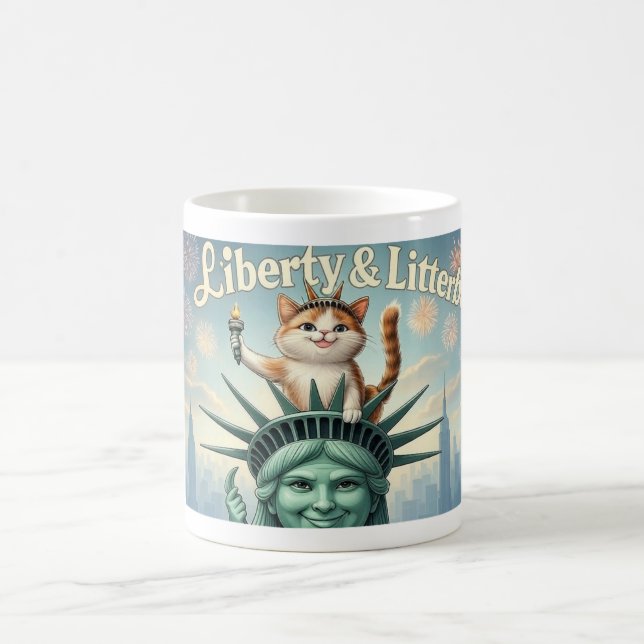 Caneca De Café Libertação e Caixas de Leitura - Engraçada Cama de (Centro)
