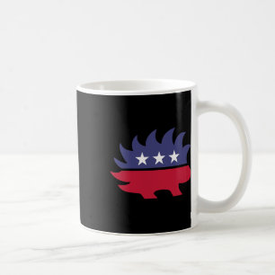 Caneca De Café Libertarian Porcupine Presidente Eleição 2020 Libe