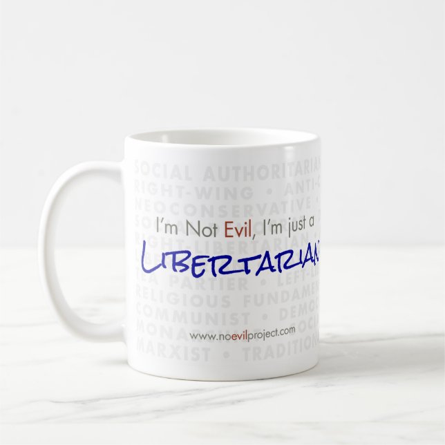 Caneca De Café Libertário - Não sou Mau Mug (Esquerda)
