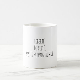 Caneca De Café Liberté Égalité Pastis Apéro Citation Drôle