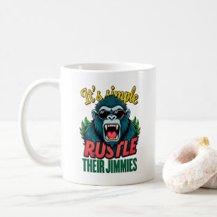 Caneca De Café Libertem a Besta: Arruinem seus Jimies!