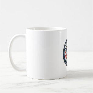 Caneca De Café Liberty Aviator Patriótico Patriótico Aviação Vint