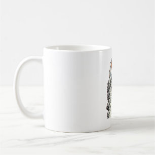 Caneca De Café Liberty Basquete Enterrada Desenho de Gravura Vint