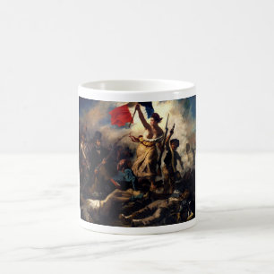 Caneca De Café Liberty Liderando as Pessoas, Eugene Delacroix