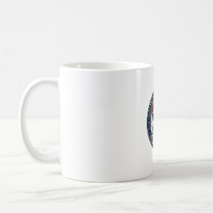 Caneca De Café Liberty Skate Patriótico Skateboard Retro Vinta