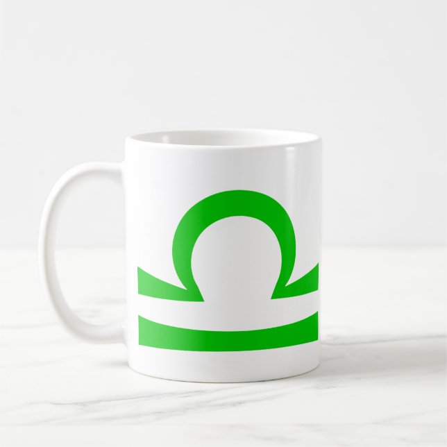 Caneca De Café Libra em Verde (Esquerda)