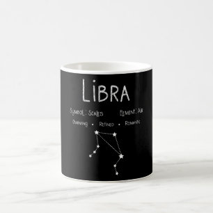 Caneca De Café Libra Horoscope Astrology - Sinal de Estrela Anive