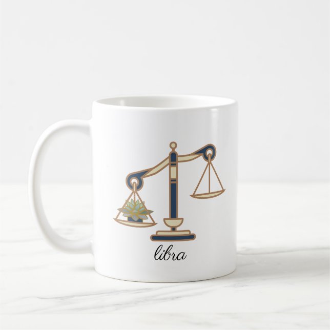 Caneca De Café Libra Zodiac Café Mug (Esquerda)