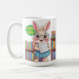 Caneca De Café Librarian-in-Training Star – Rabbit Edition