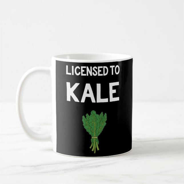 Caneca De Café Licenciado Para Cale Para Vegetarianos (Esquerda)